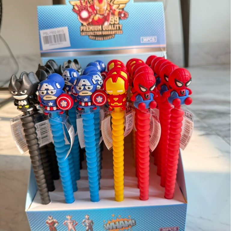 

pensil mekanik karakter Super Hero pensil cetek sugar monster Melody Kuromi HB/2B 0.5mm