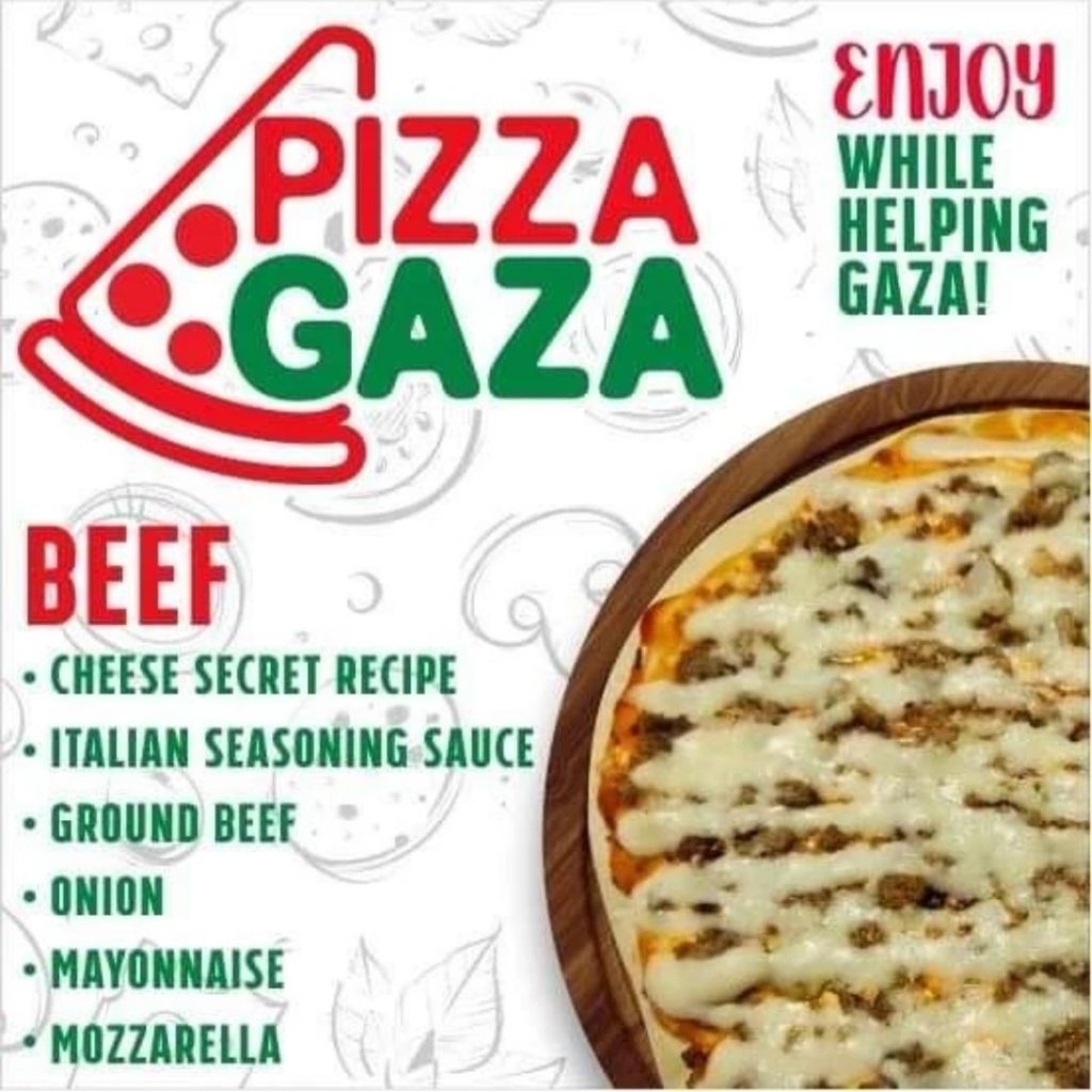 

Pizza Gaza Savoury FROZEN || Size MEDIUM Diameter 20cm)