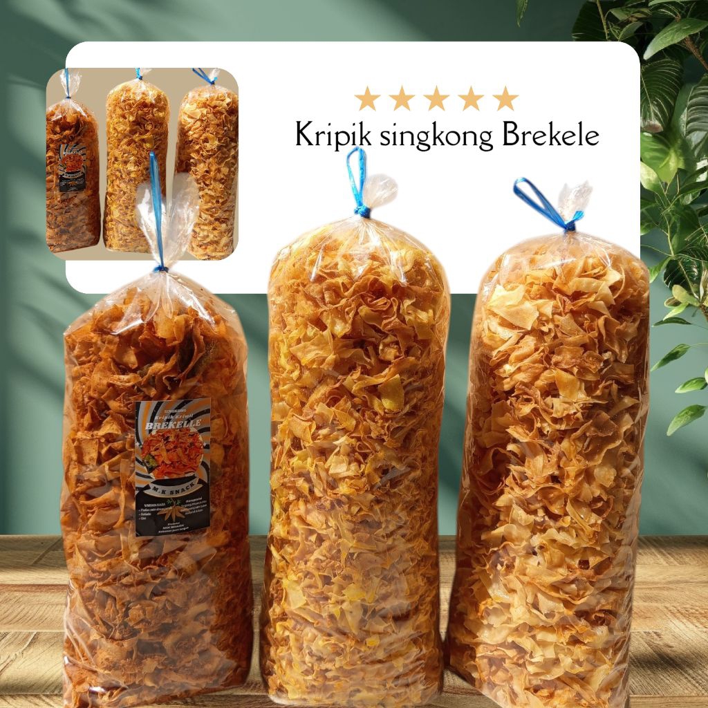 

Kripik singkong Brekele Kemasan 1kg /2kg