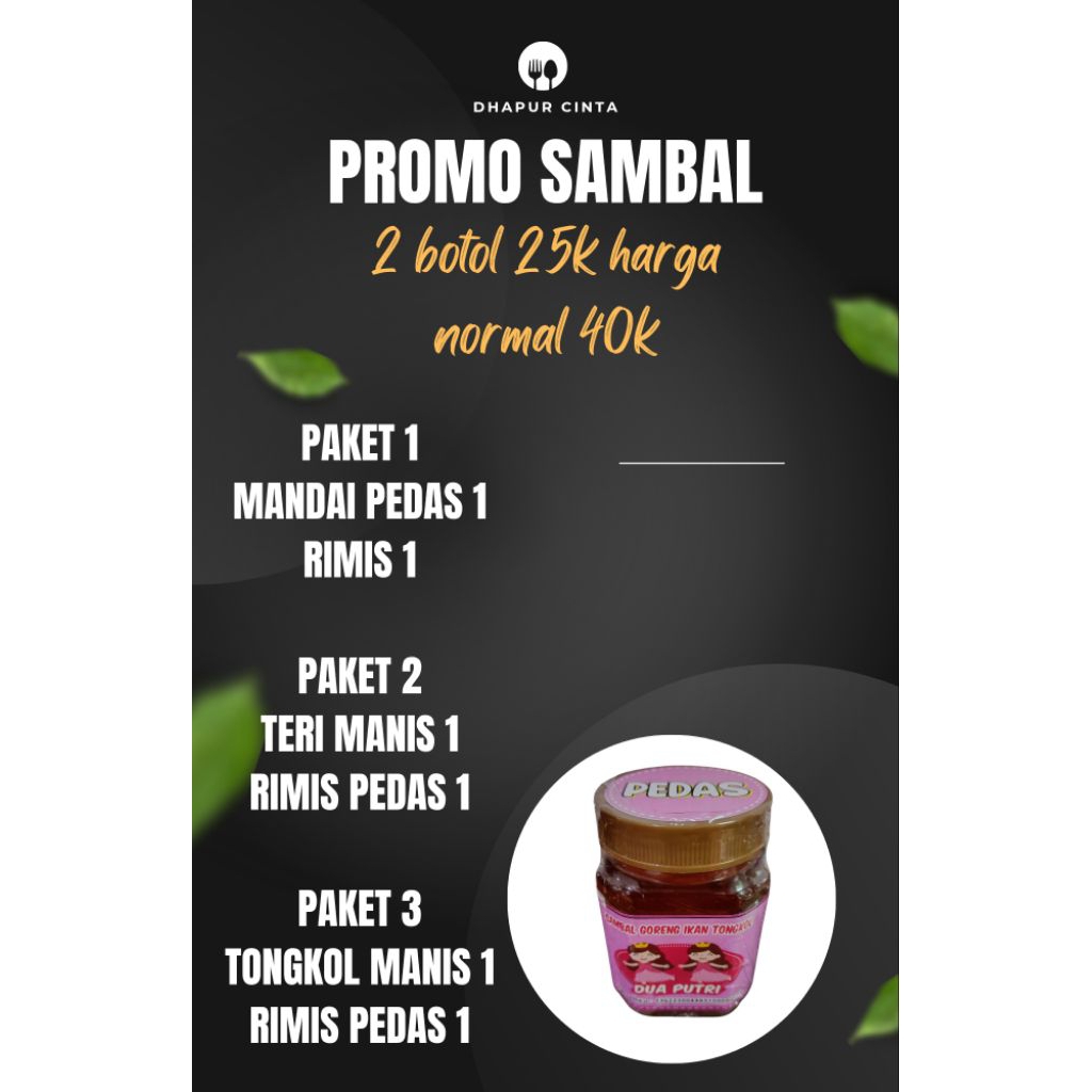 

paket promo 2botol cuman 25k harga normal 40k