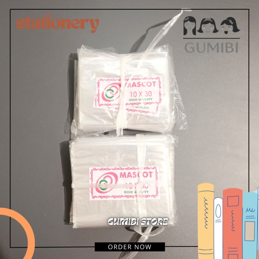 PLASTIK MASCOT UKURAN 10 X 30 CM PLASTIK PP TAHU TERMURAH