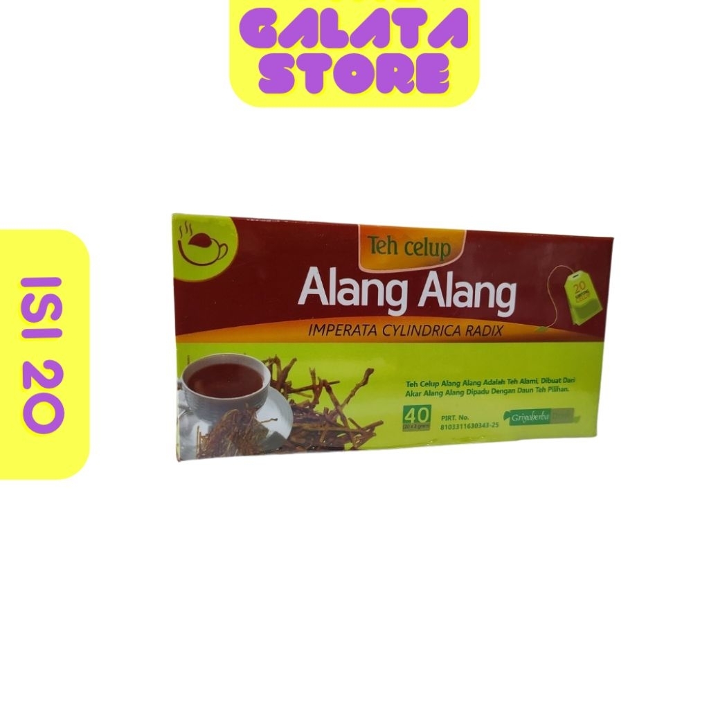 

Teh Alang alang isi 20 Kantong griya Herba