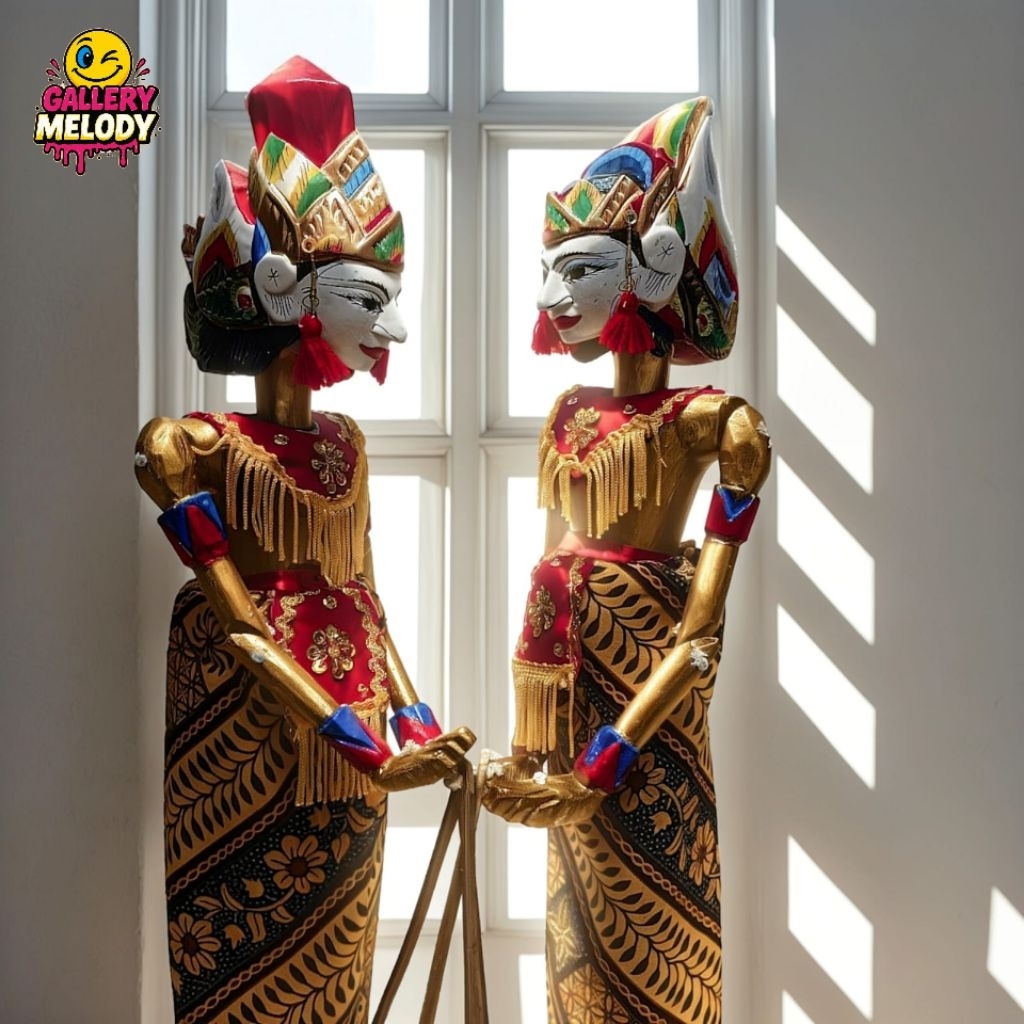 Wayang Golek Rama & Sinta (Sepasang)