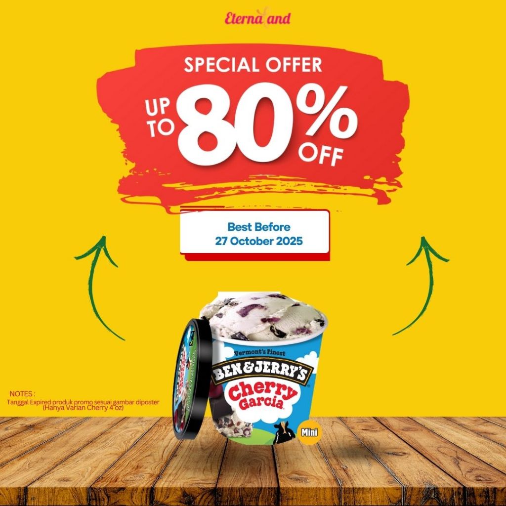 

Ben & Jerry Cherry Garcia Ice Cream Mini 4fl oz - es krim ben n jerry