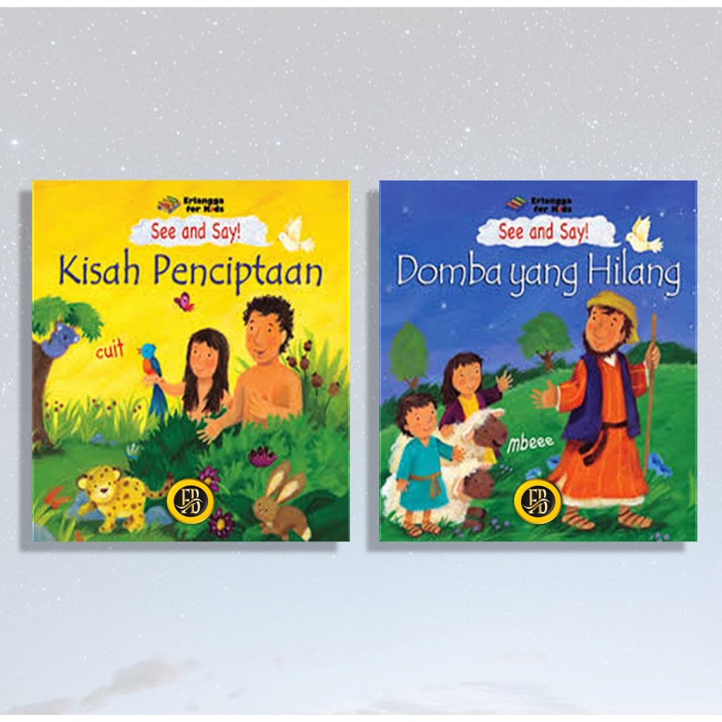 [Penerbit Erlangga] SEE AND SAY KISAH PENCIPTAAN & DOMBA YANG HILANG