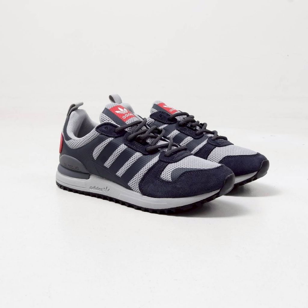 Sepatu Lari Men ZX 700 HD Grey Red Pria Olahraga Sneakers Running