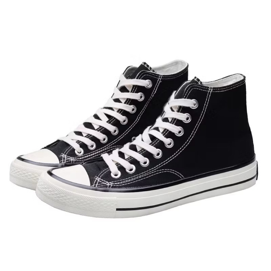 Zeodda Yejie Sepatu bertali Anti slip-sepatu kanvas polos wanita -sepatu kets kanvas -sepatu olah ra