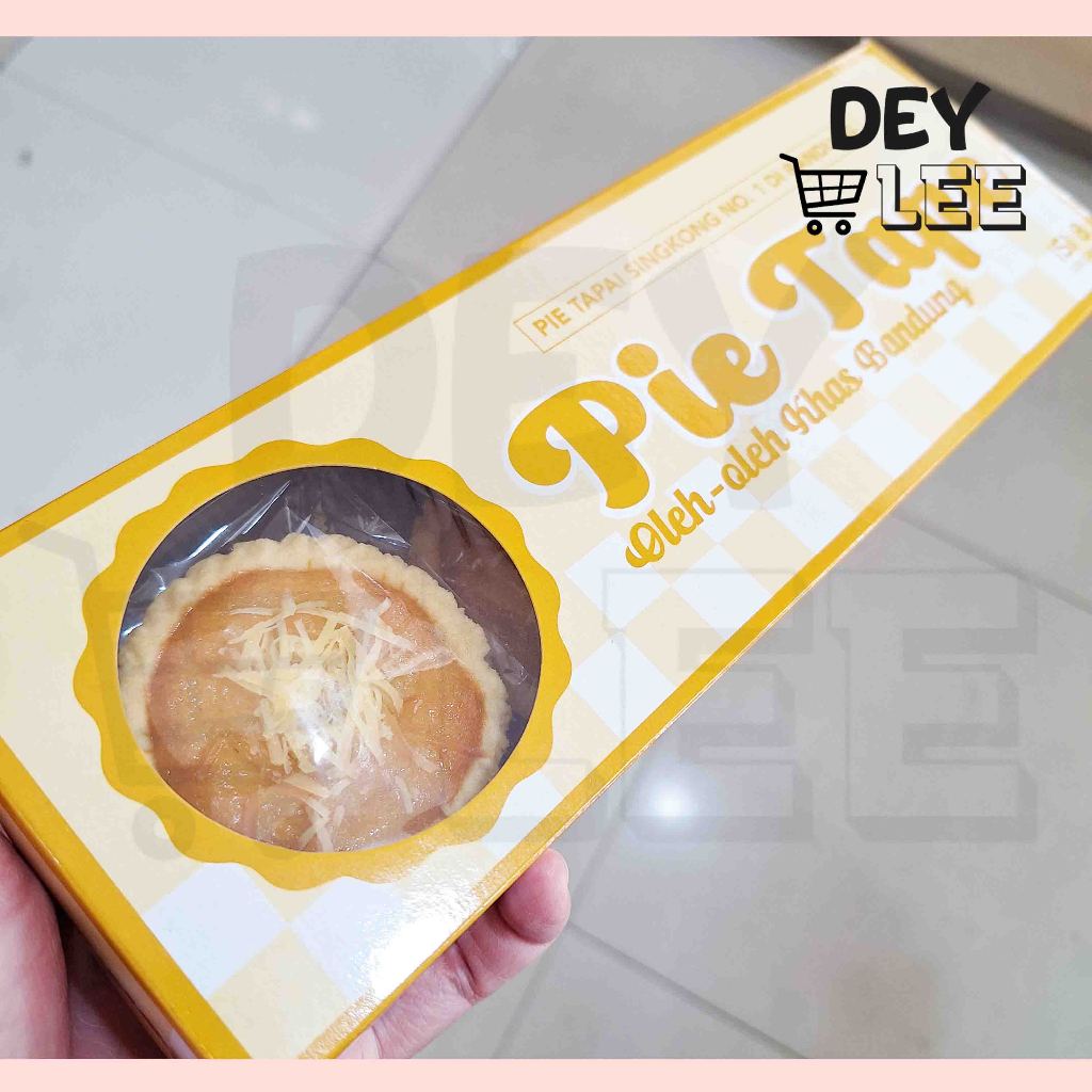 

Pie Tape Singkong Keju 300gr per box isi 8 pcs Halal Oleh-Oleh Khas Bandung