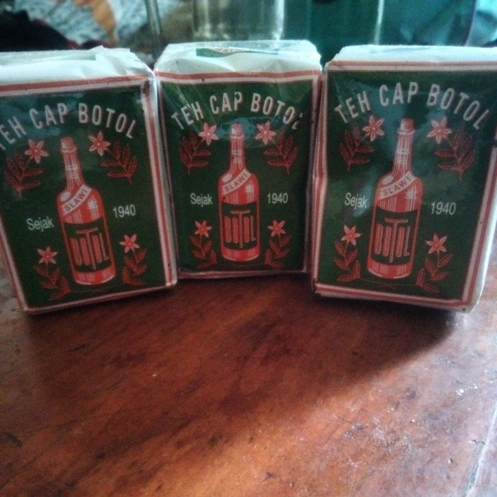 

Teh Cap Botol Slawi teh Hijau wangi Melati