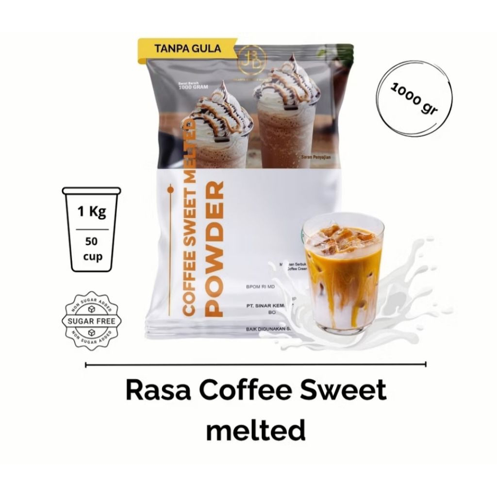 

Coffee Sweet Melted Powder Jakarta Bubble Drink (JBD).