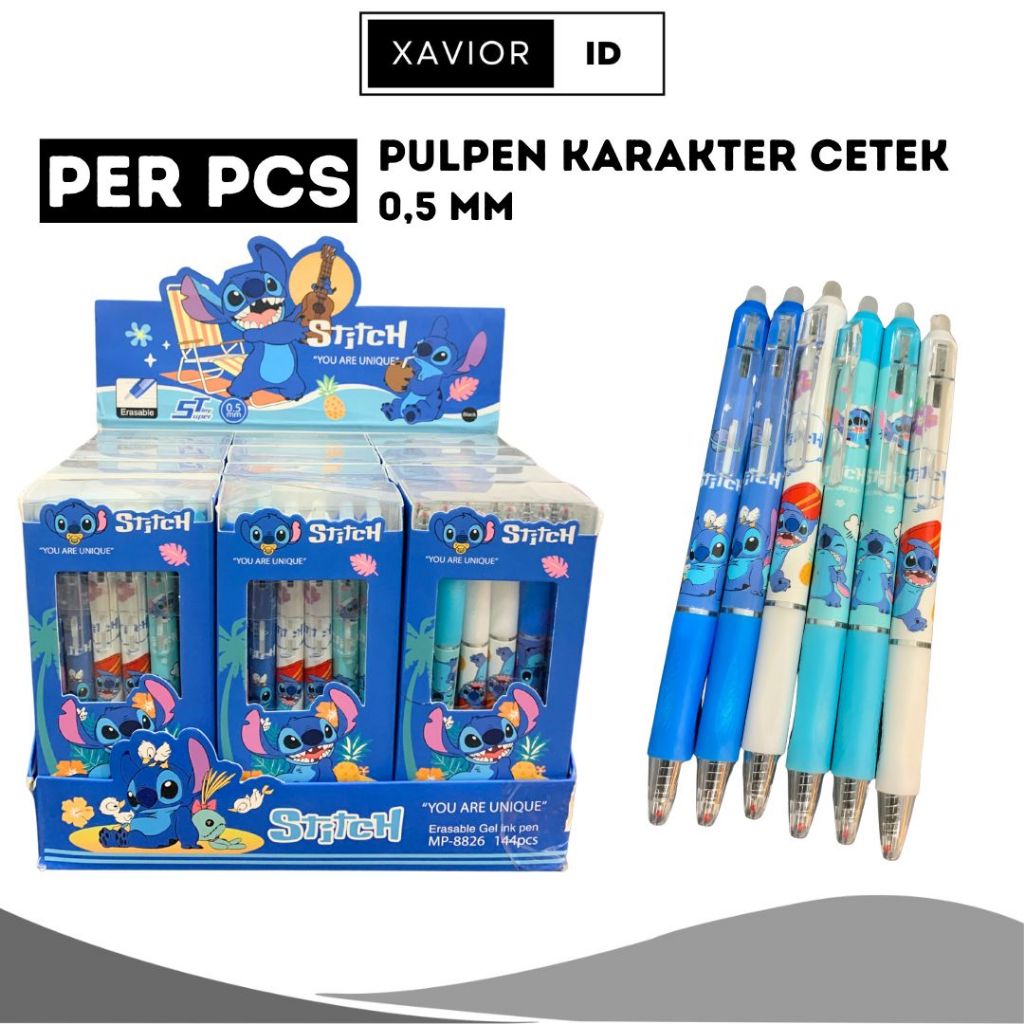 

XV [ 1 PCS ] Pulpen Cetek Stich 0,5 mm / Pena Stich Erasable