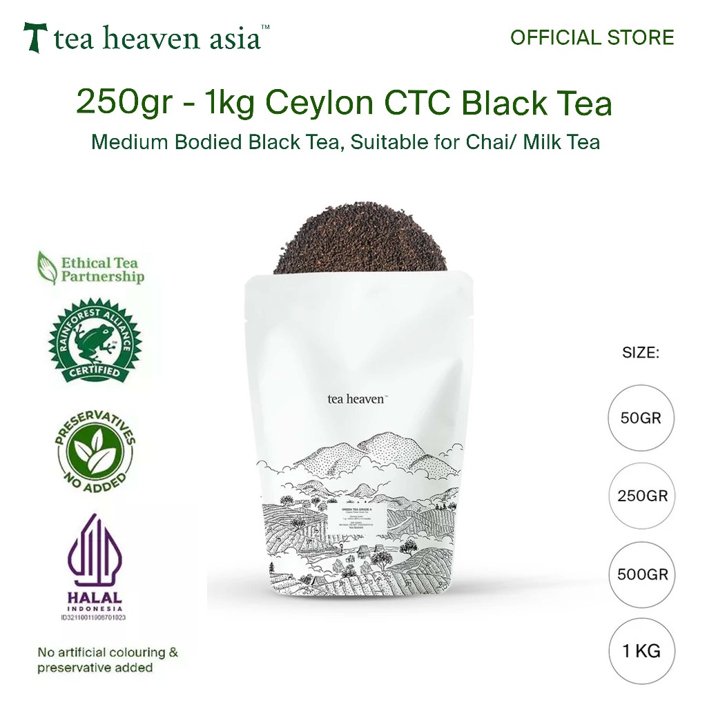 

Tea Heaven Ceylon CTC Black Tea