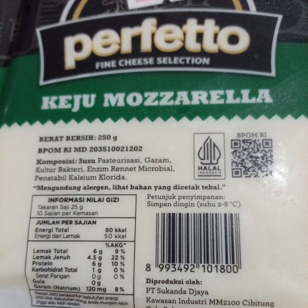 

Perfetto keju Mozarella