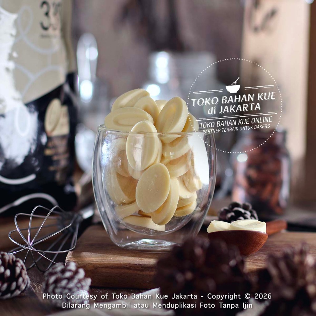 

Valrhona OPALYS 33% White Chocolate 1Kg Couverture Coklat Putih Coin