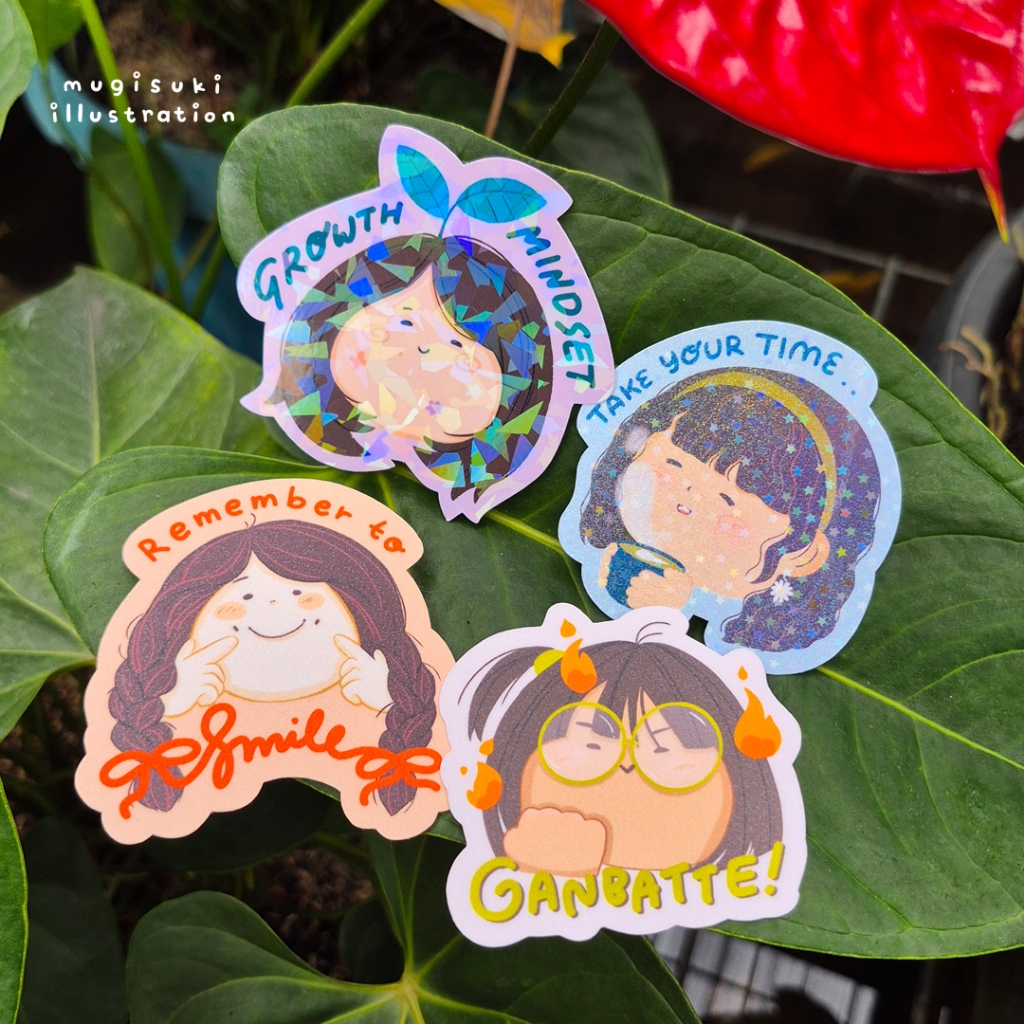 

Daily Reminder Vinyl Sticker Set by Mugisuki