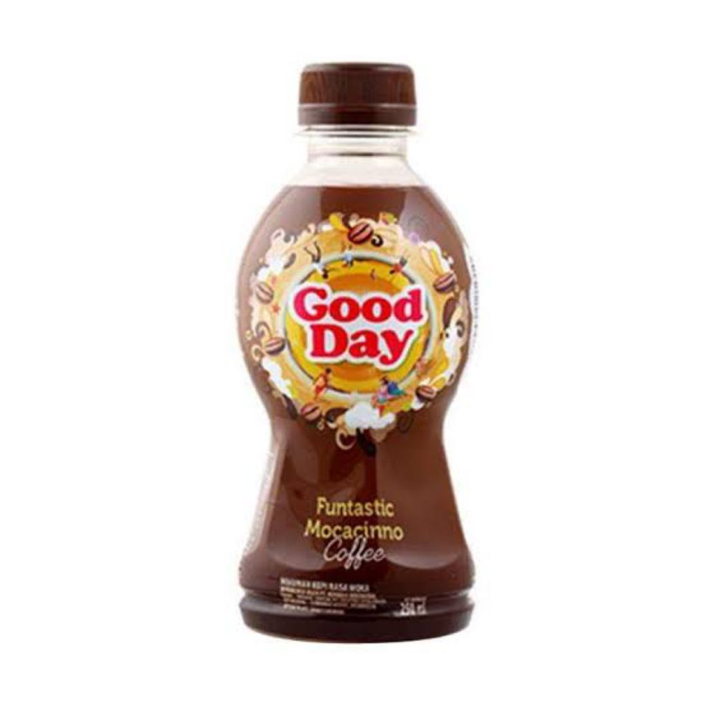 

Good Day Funtastic Mocacinno Coffee Botol 250ml – Praktis, Segar & Bikin Mood Happy!