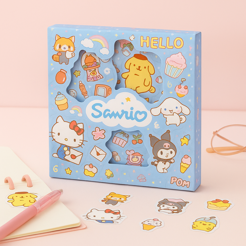 

Sticker Lucu Untuk Botol Minum Tumbler 100 Lembar Anti Air