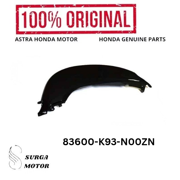 Cover Kiri Body Hitam Black Motor Scoopy eSP K93 2017 2018 2019 2020 83600K93N00ZN 83600-K93-N00ZN C