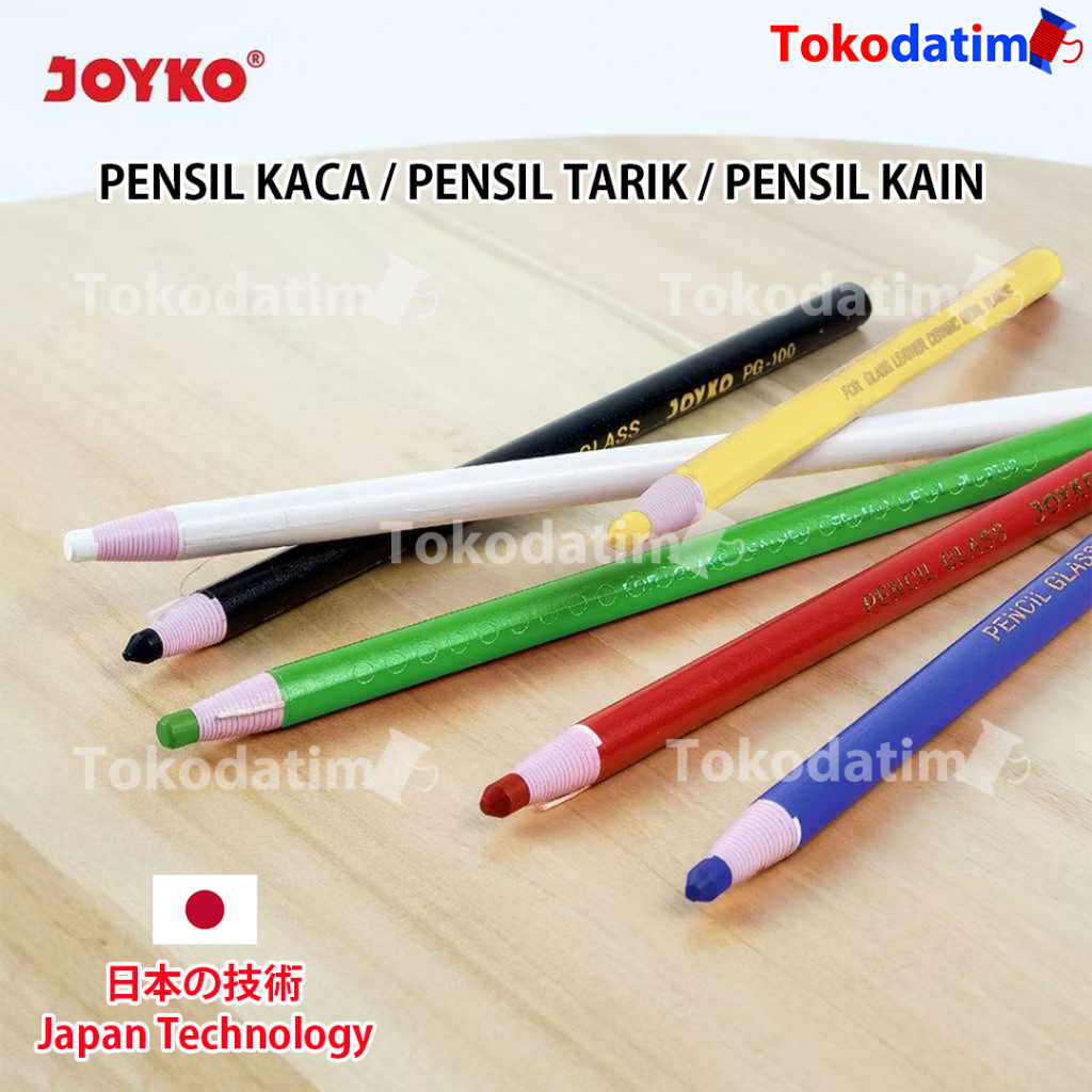 

Joyko Pencil Kaca / Pensil Kain / Pensil Tarik / Pensil Koyak per pc