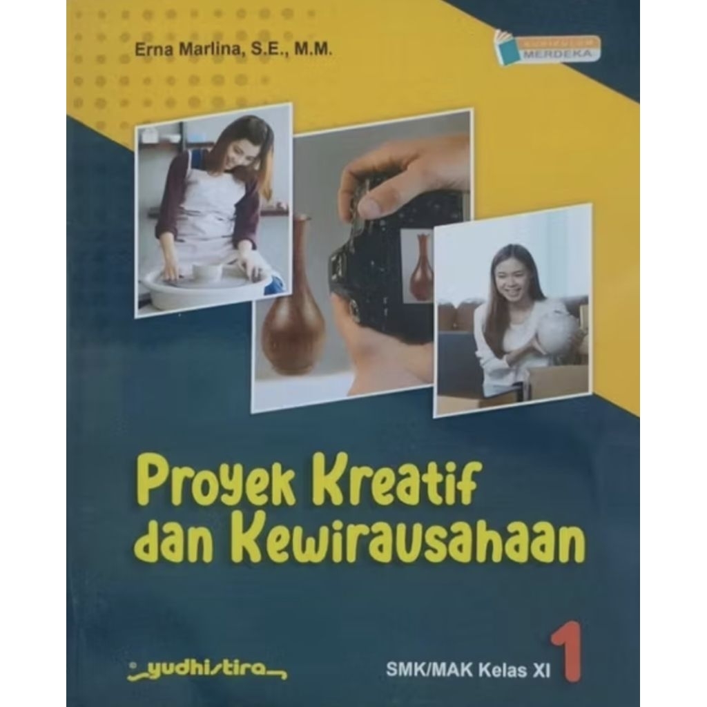 Buku PROYEK KREATIF DAN KEWIRAUSAHAAN SMK Penerbit YUDHISTIRA