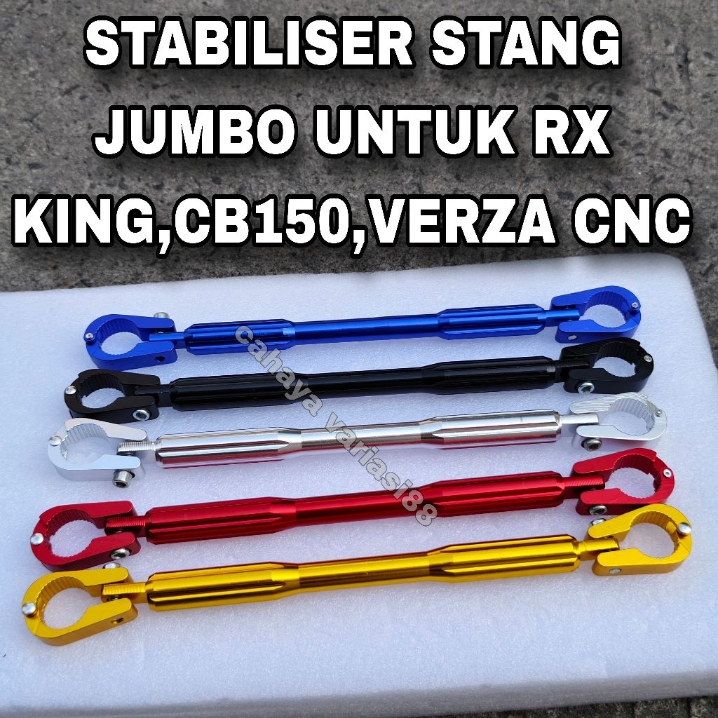 Stabiliser Stang CNC Jumbo Motor Rx King Cb150 Verza Proguard Stang Jumbo