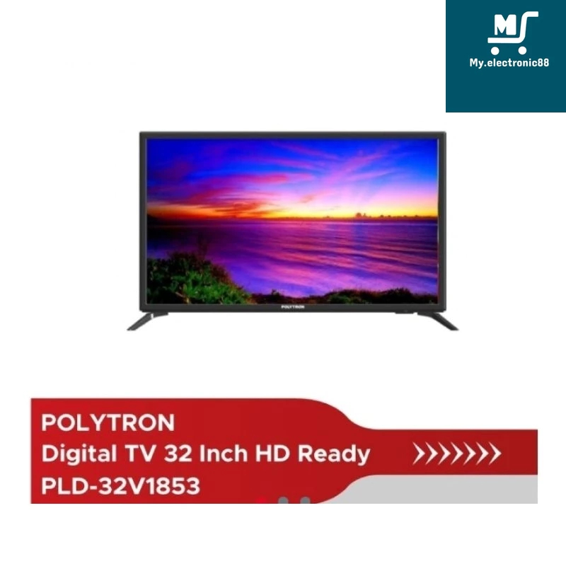 POLYTRON TV DIGITAL 32 INCH PLD 32V1853 BERGARANSI ORI/POLYTRON TV 32V 1853/PLD32V1853/PLD-32V1853