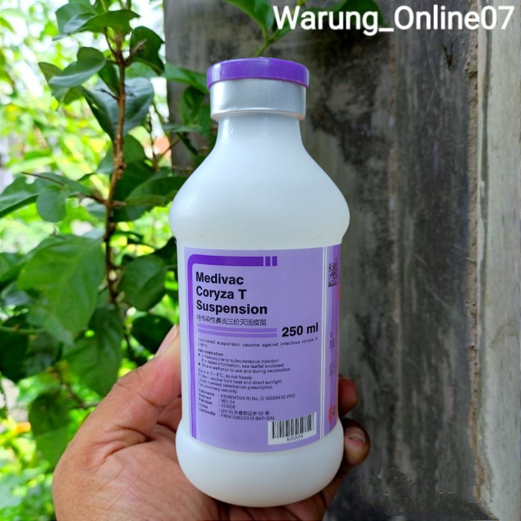 Vaksin Medivac Coryza T Suspension 250ml - Vaksin Ayam Untuk Mencegah Penyakit Coryza Yang Ganas