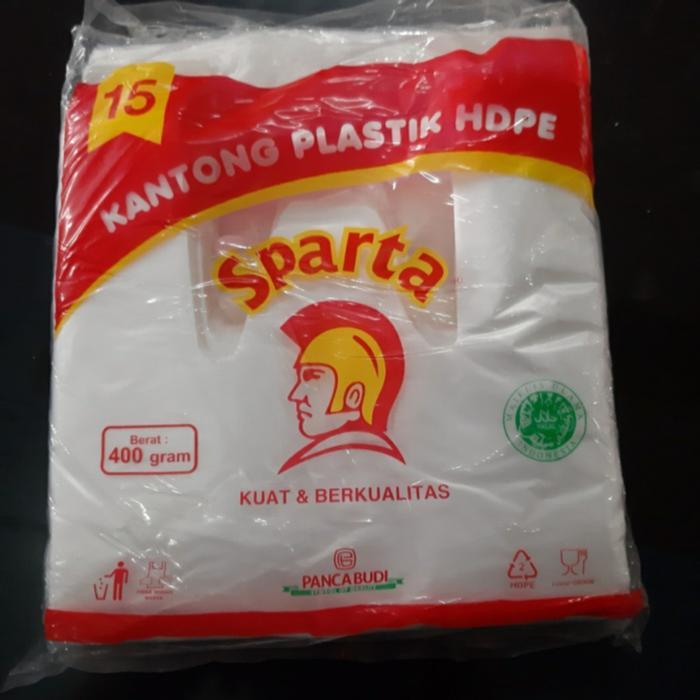 Kantong Kresek Bening Sparta Ukuran 15 (Kecil) Bening