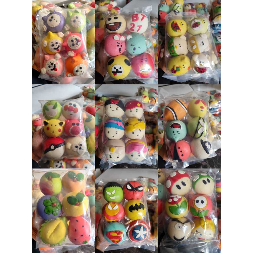 

Bakpao karakter/bakpao karakter frozen/bakpao karakter halal/bakpao karakter mini/bakpao karakter isi coklat