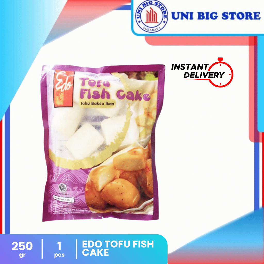 

Edo Tofu Fish Cake 250 gr Kue Ikan Kukus Tahu Steamboat