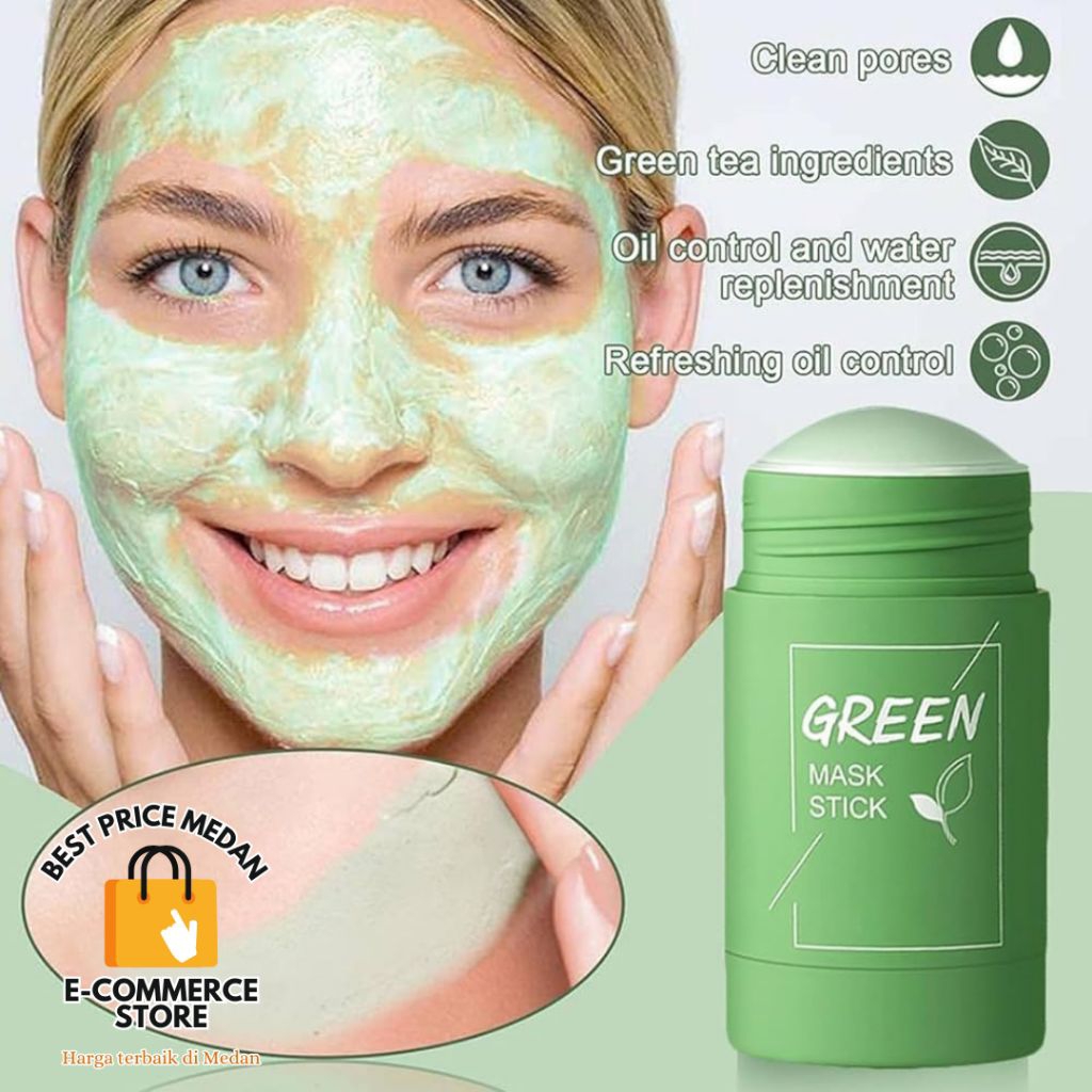 Masker Wajah Green Stick Mask Meidian masker komedo green stick mask