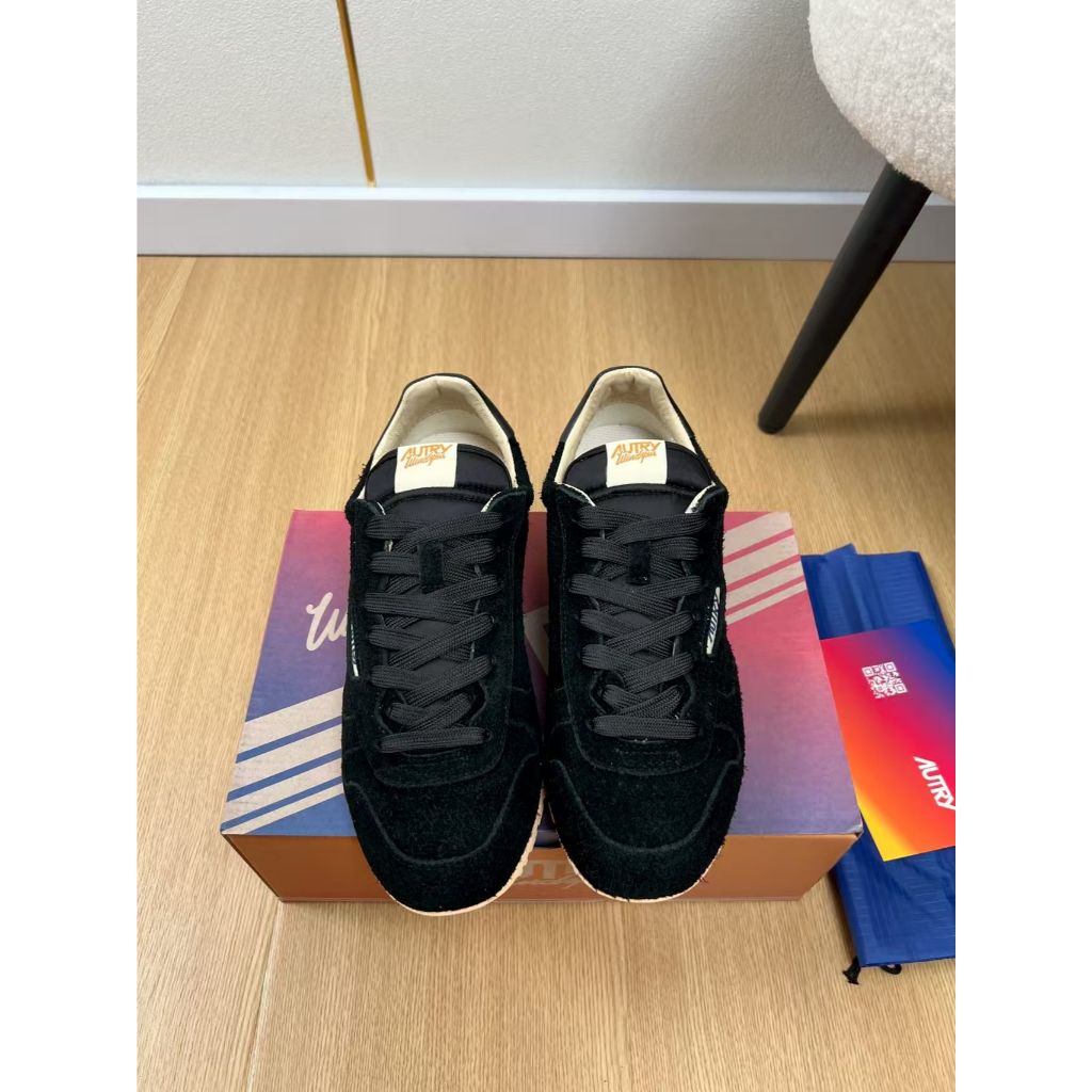 AUTRY WINDSPIN suede leather fashionable and comfortable low cut sports and leisure shoes for men, b