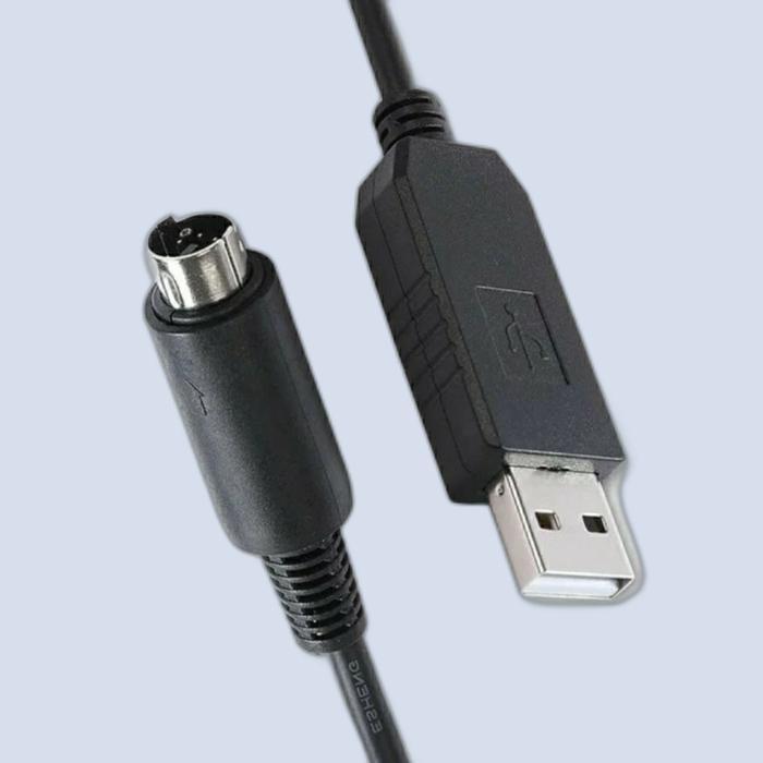 kabel data USB to mini Din 6 pin panjang 1.9 meter