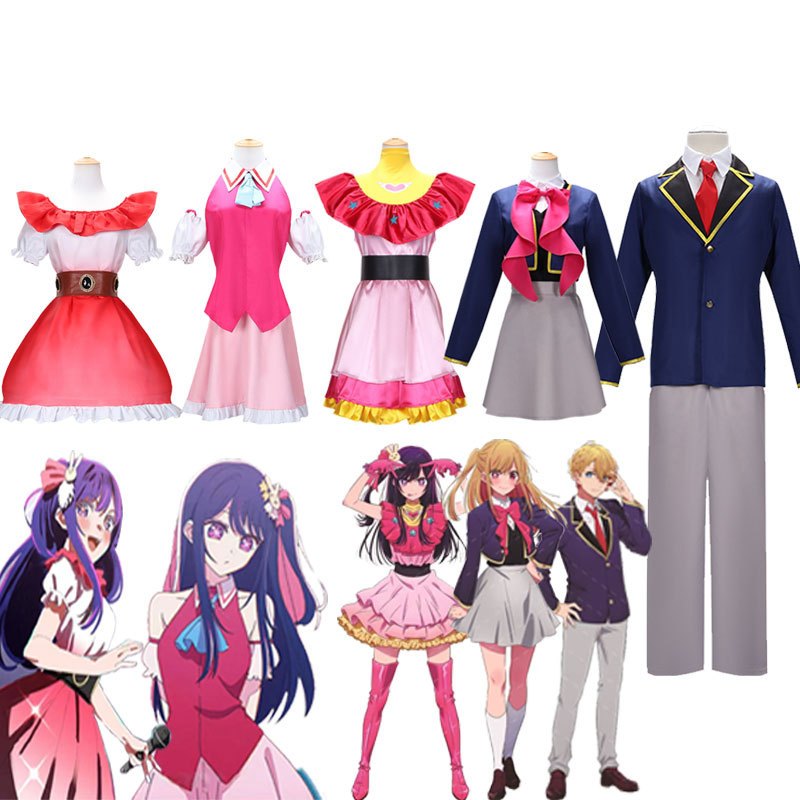 Oshi no Ko cosplay Ai Hoshino Ruby Hoshino Kana Arima Aqua Hoshino cosplay costume
