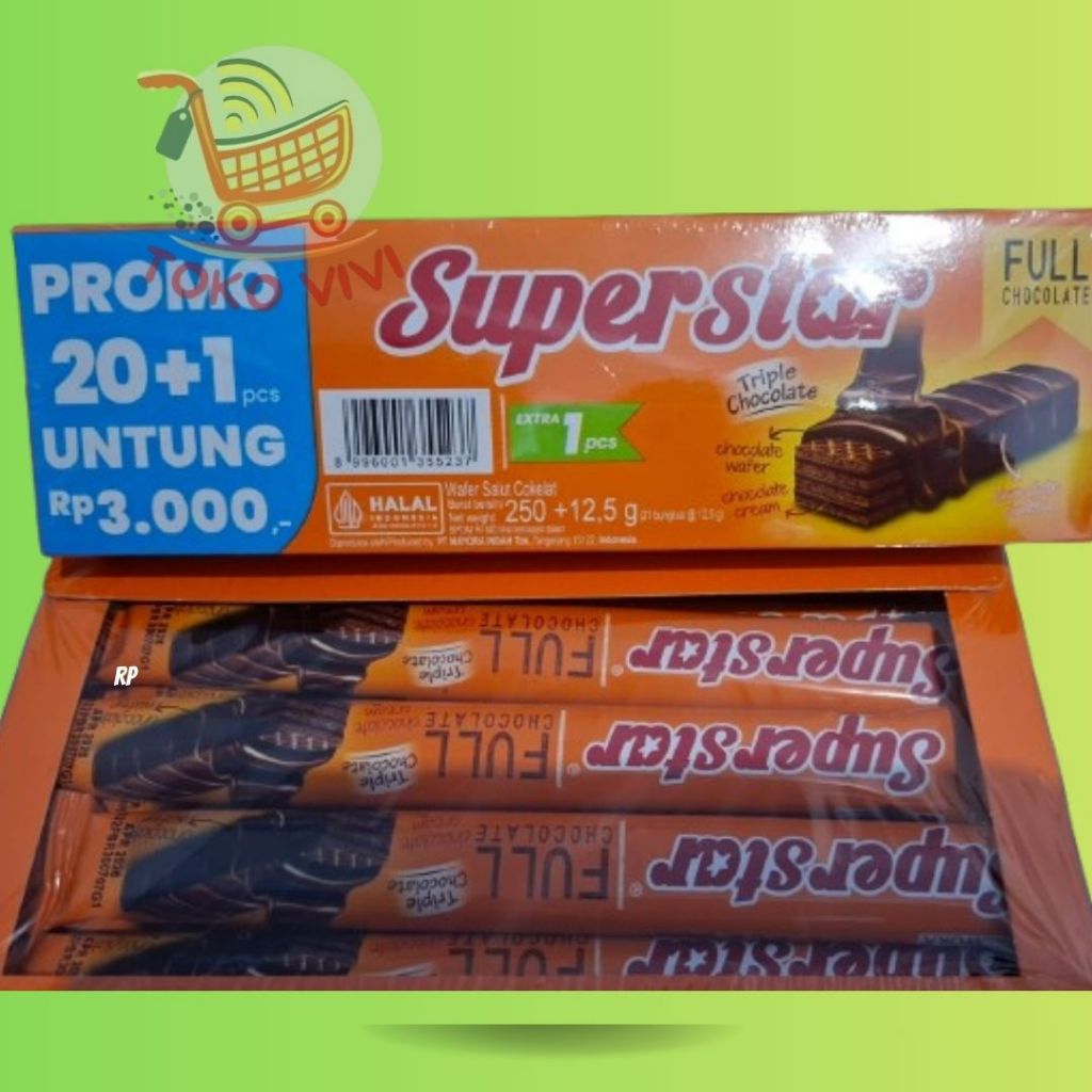 

Wafer Jadul Superstar dijual per Box