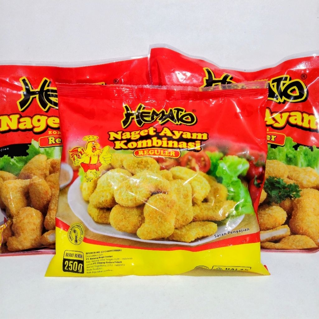 

Hemato Nugget Ayam Reguler 250gr/500gr