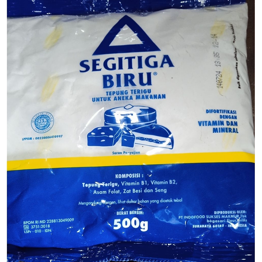 

Bogasari - Segitiga Biru Transparan 500g