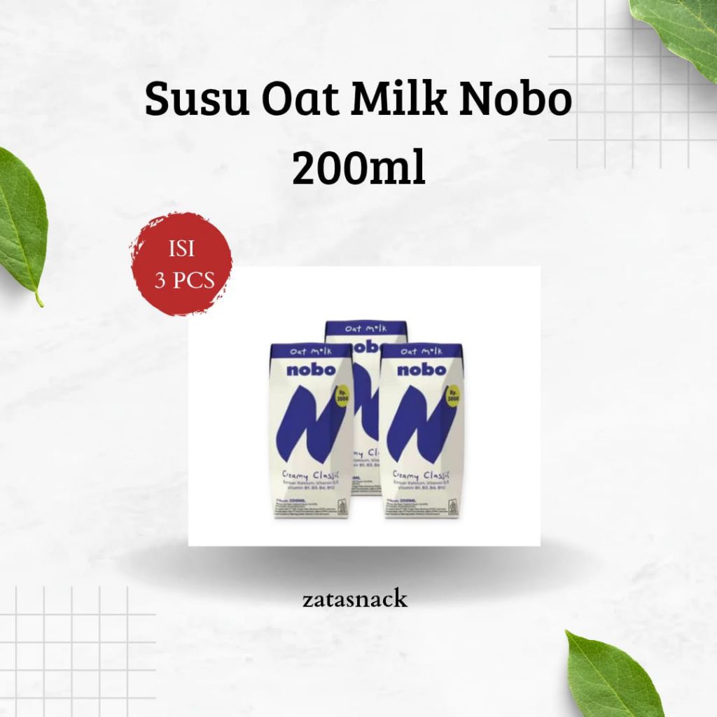 

(Paket 3 pcs) Susu Nobo 200ml
