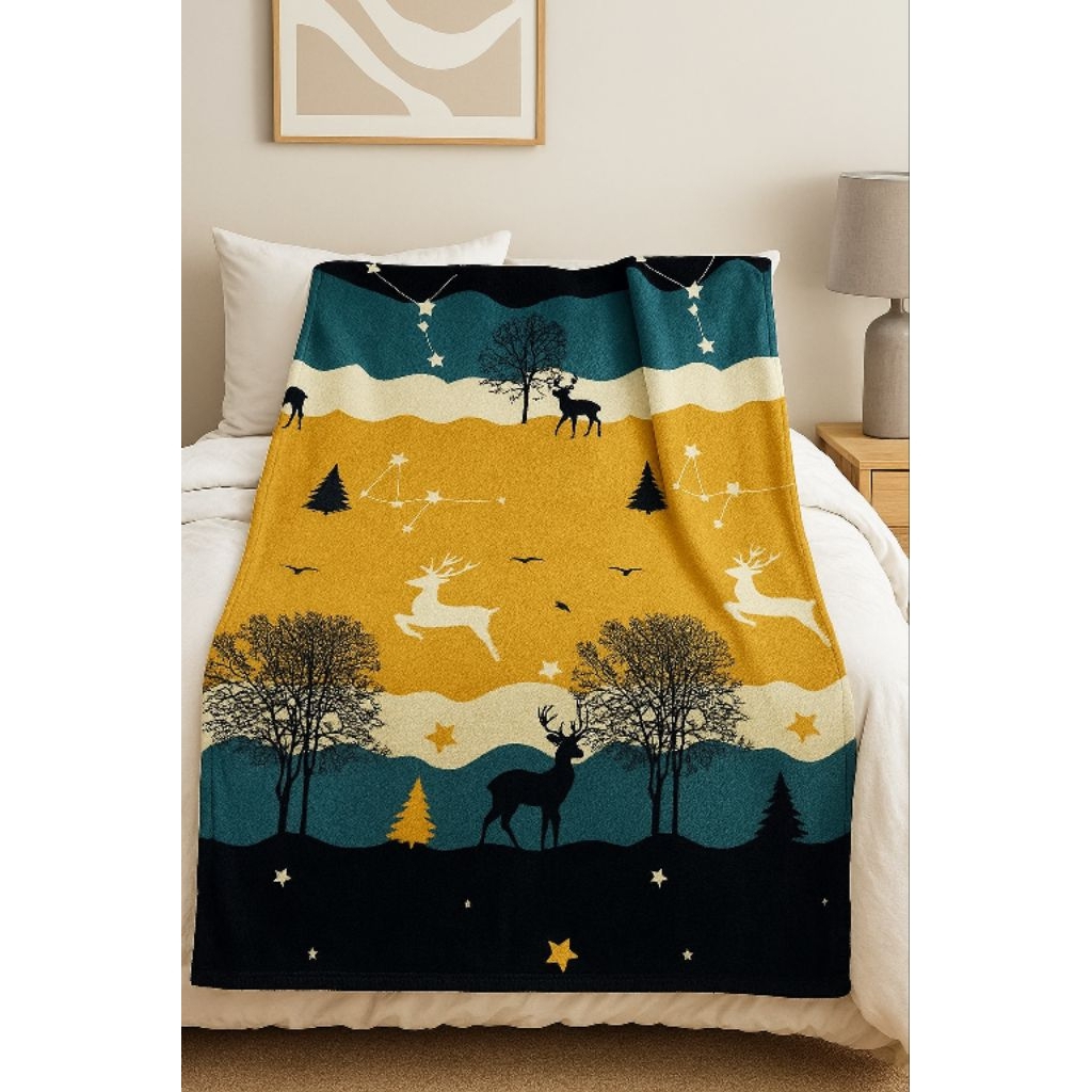 Selimut Bulu 120 x 170 Selimut Halus Selimut Motif Bunga Motif Karaktet Selimut 300gr Selimut Dewasa