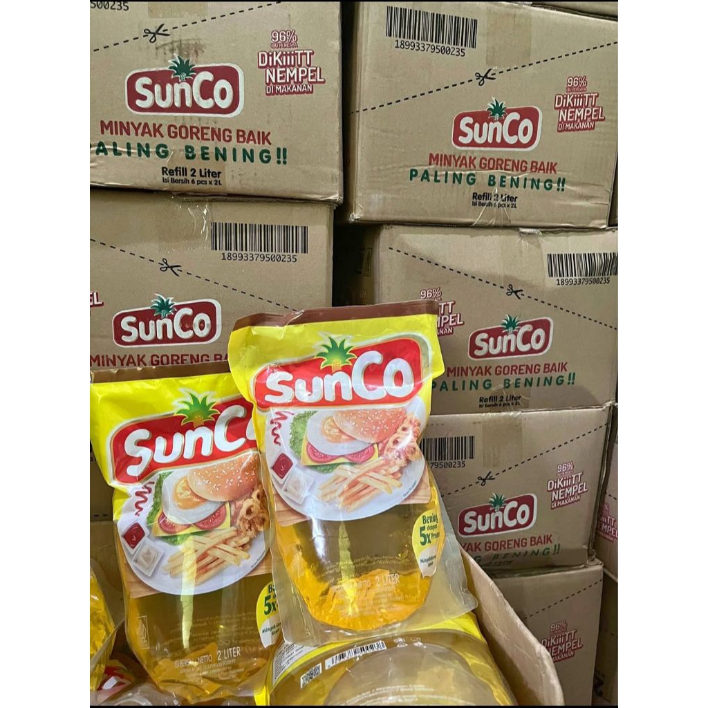 

Minyak Sunco 2L kemasan karton isi 6 pcs