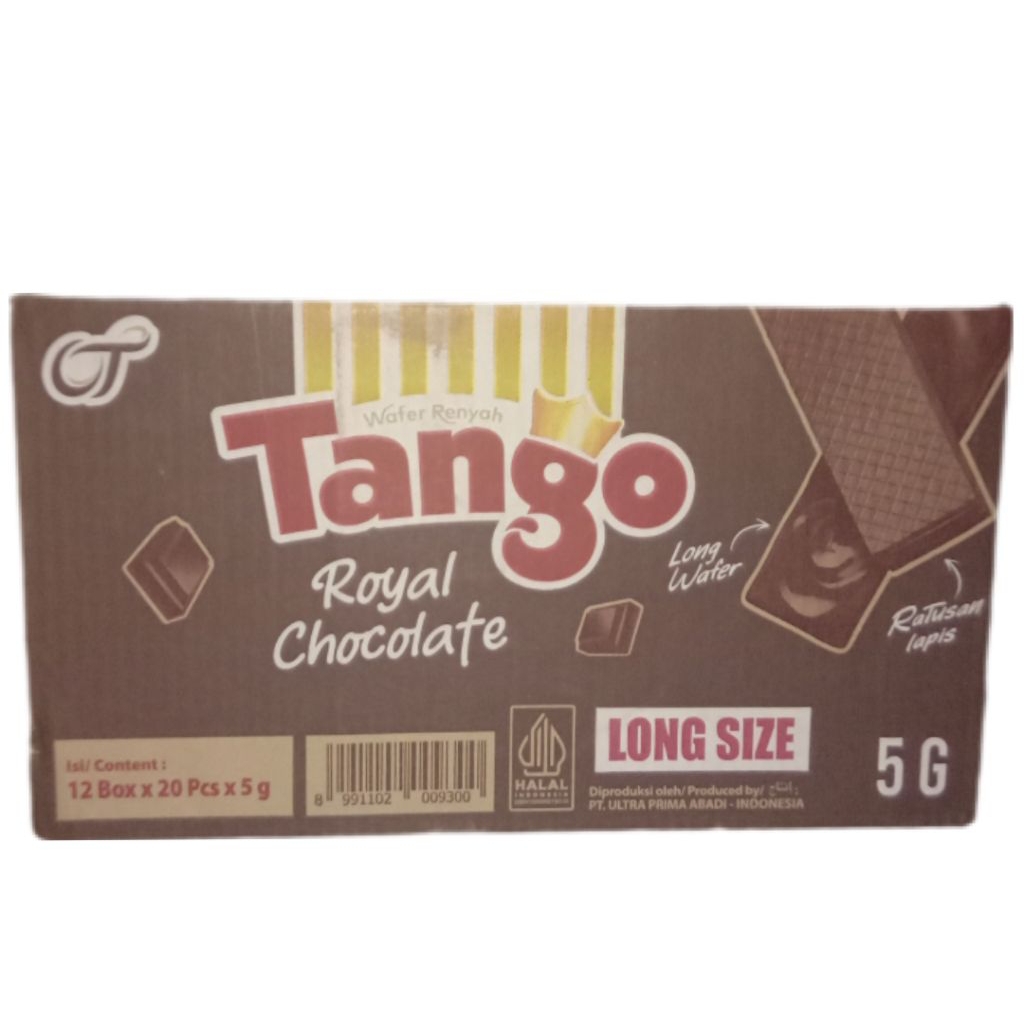 

Tango Wafer Cokelat 7gr 1 Dus, Tango Wafer Vanila 7gr 1 Dus
