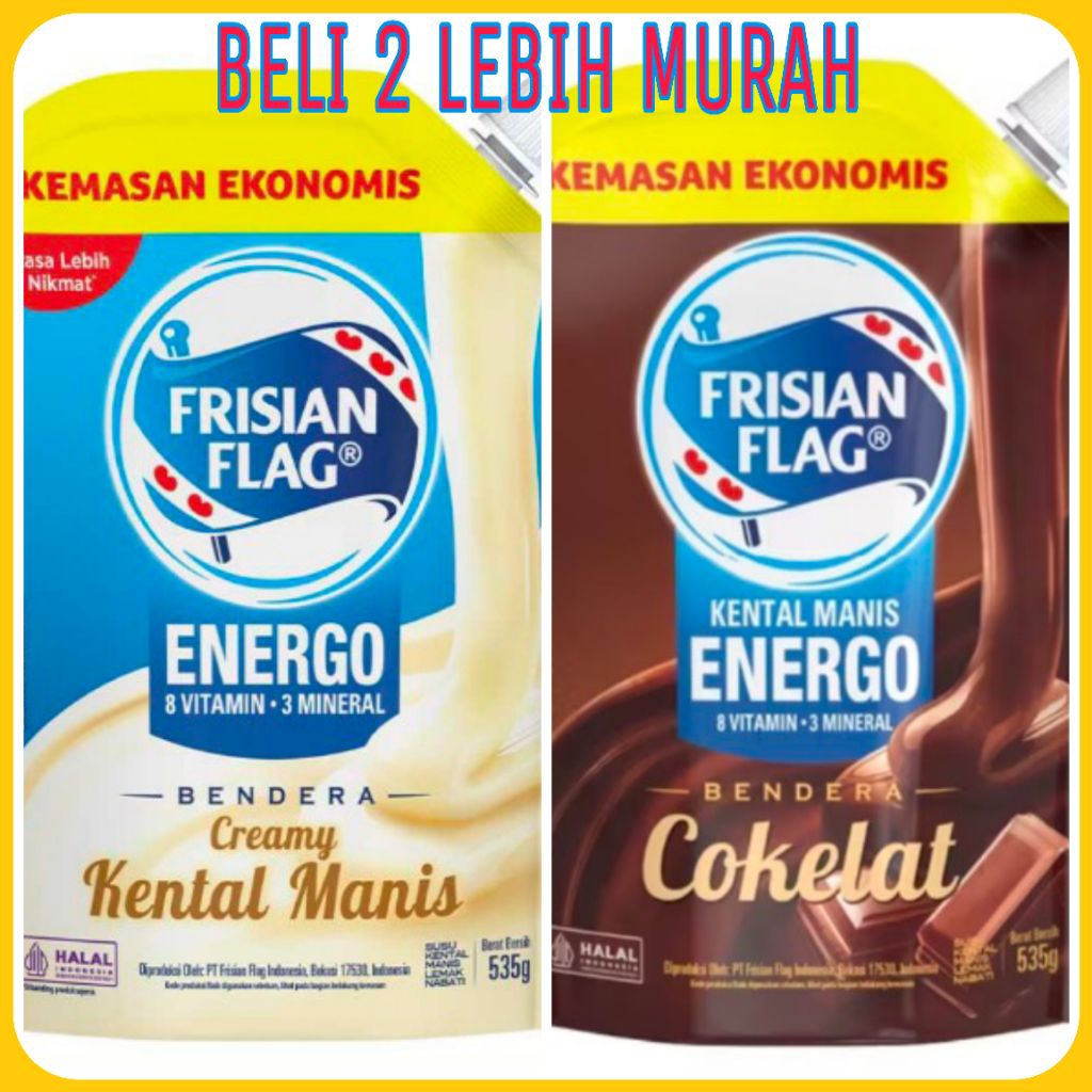 

Frisian Flag Pouch Susu Kental Manis 545 Gram