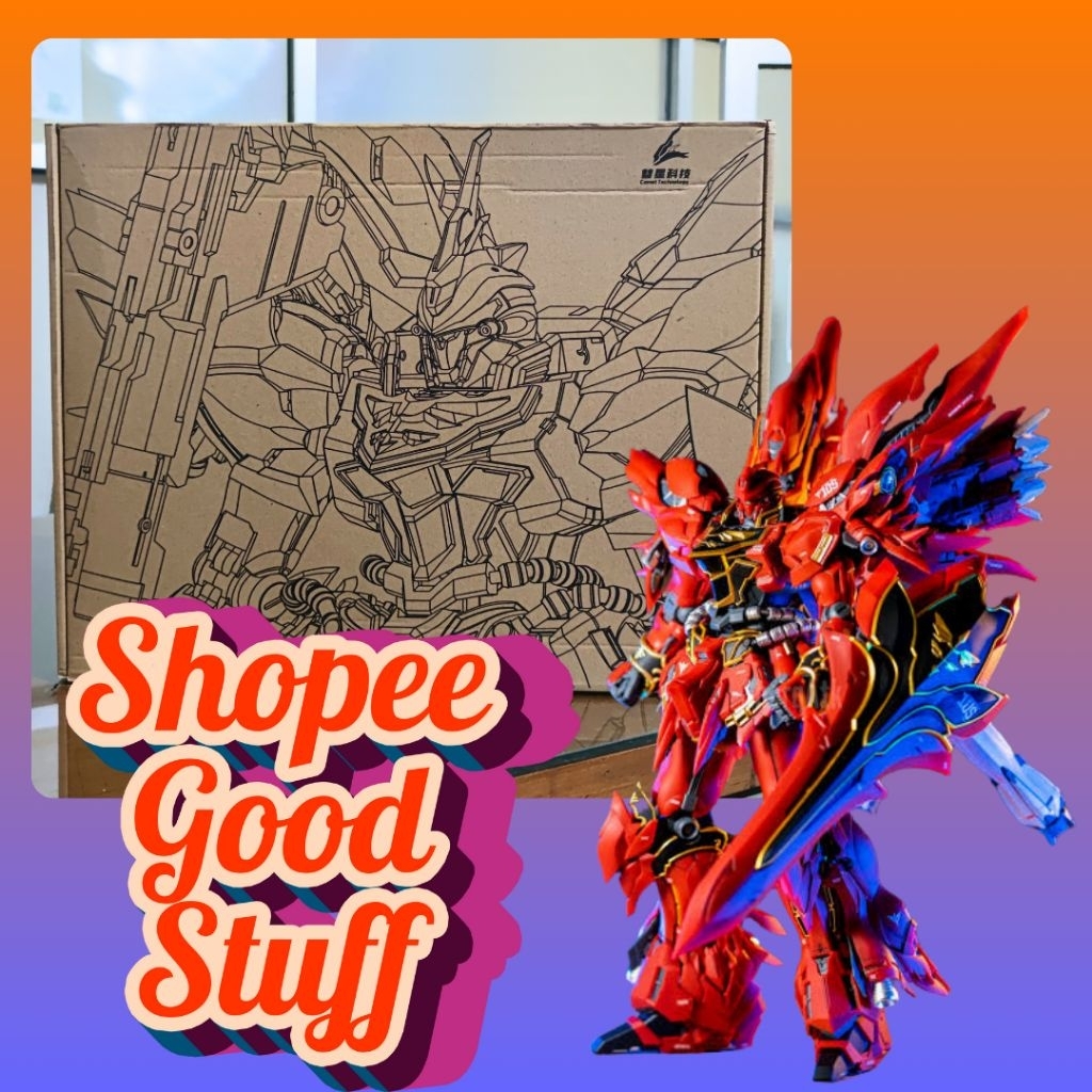 MG 1/100 Sinanju Red Comet Technology Copy Takumi Studio