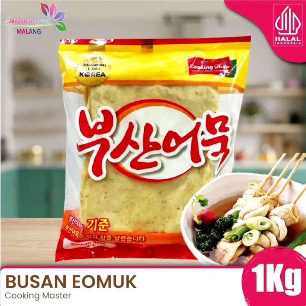 

Busan Eomuk Halal / Kue Ikan Korea 1kg Makanan / Cemilan Korea