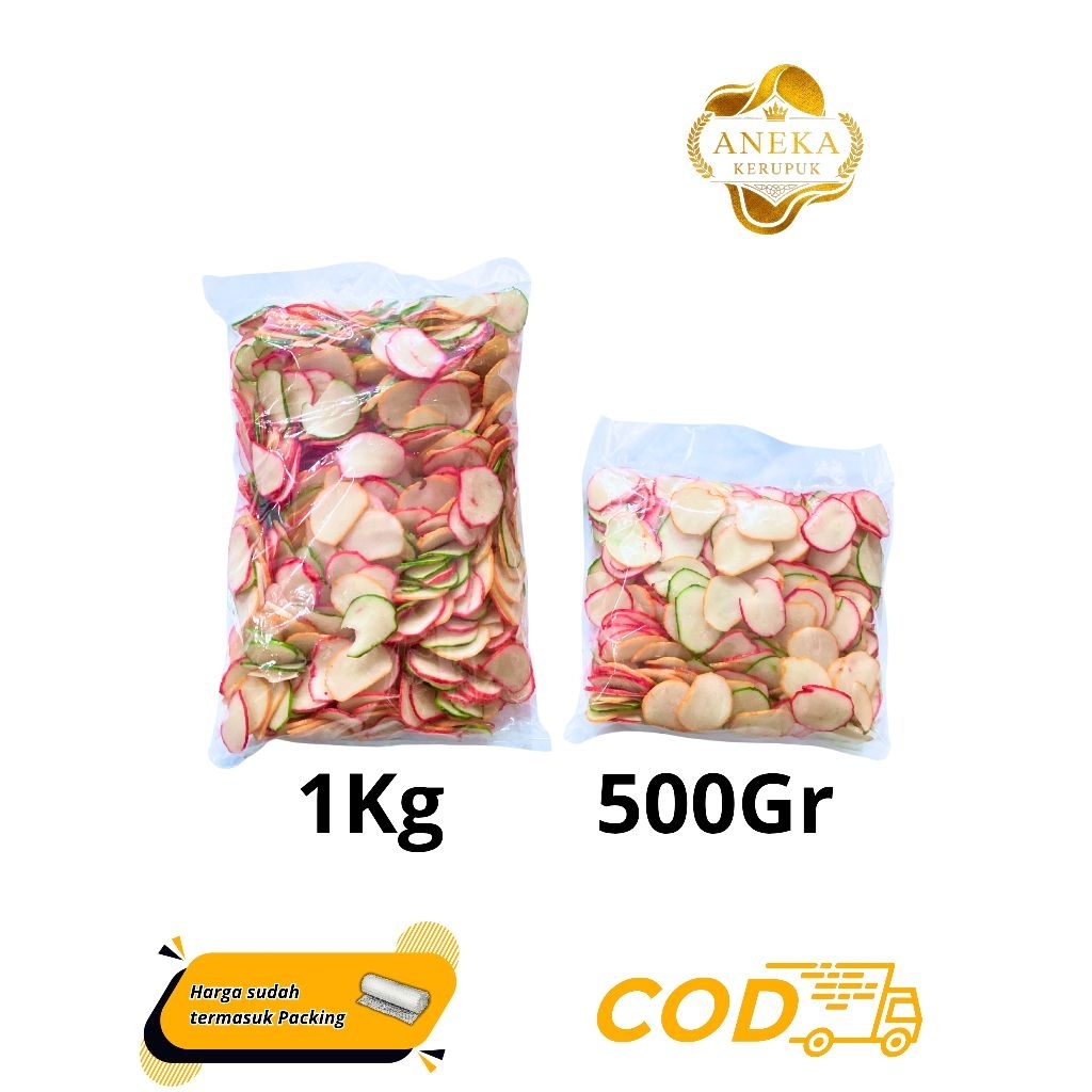 

KERECEK KERUPUK MENTAH BAWANG PINGGIRAN WARNA WANI