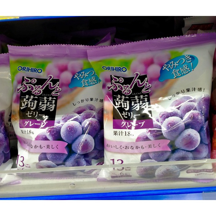 

Disc ORIHIRO KONJAC JELLY CANDY GRAPE 12 GRAM