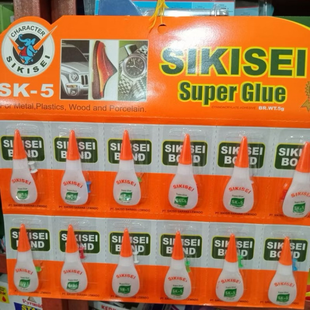 

lem power glue 1 lembar isi 12 pc