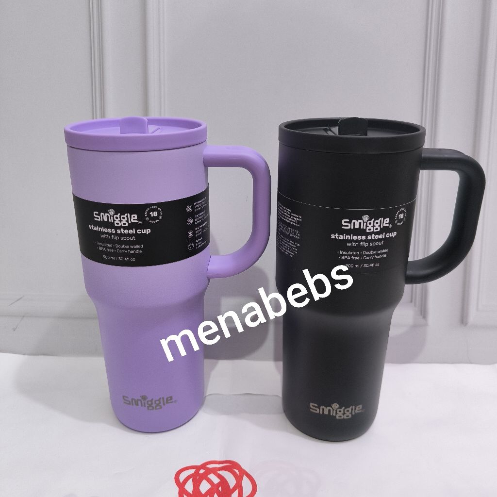 Smiggle Stainless Steel Cup 900 ml ori store