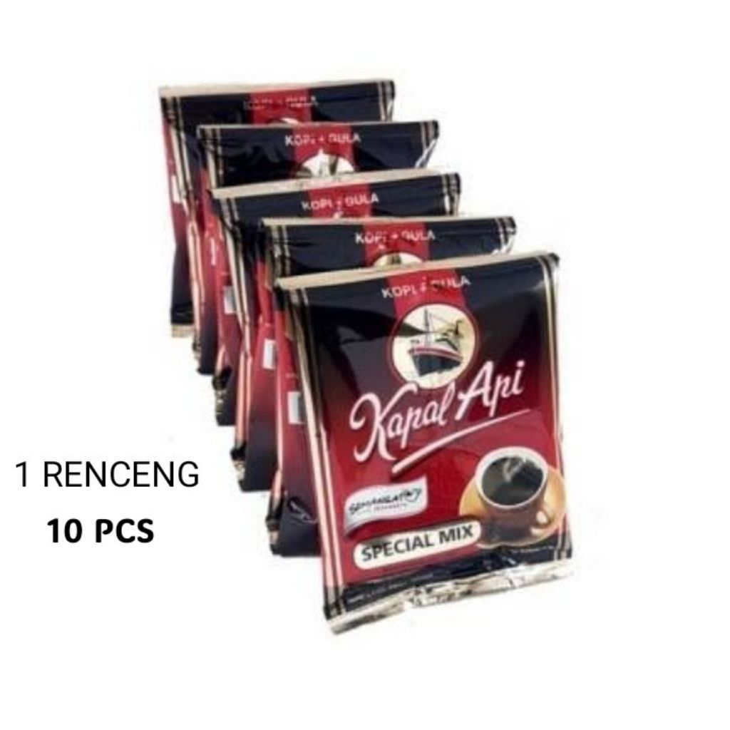 

kopi kapal api spesial mix 25gr kopi + gula 1 renceng (10 pcs)