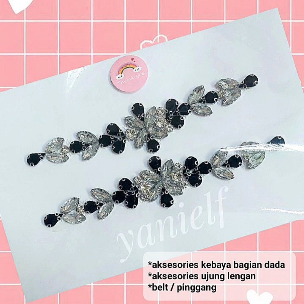 payet rangkai tangan set 2 pcs